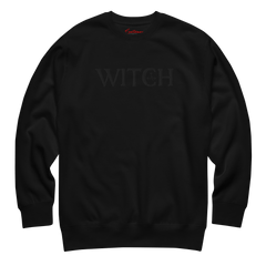 WITCH Embroidered Sweatshirt - Satanme