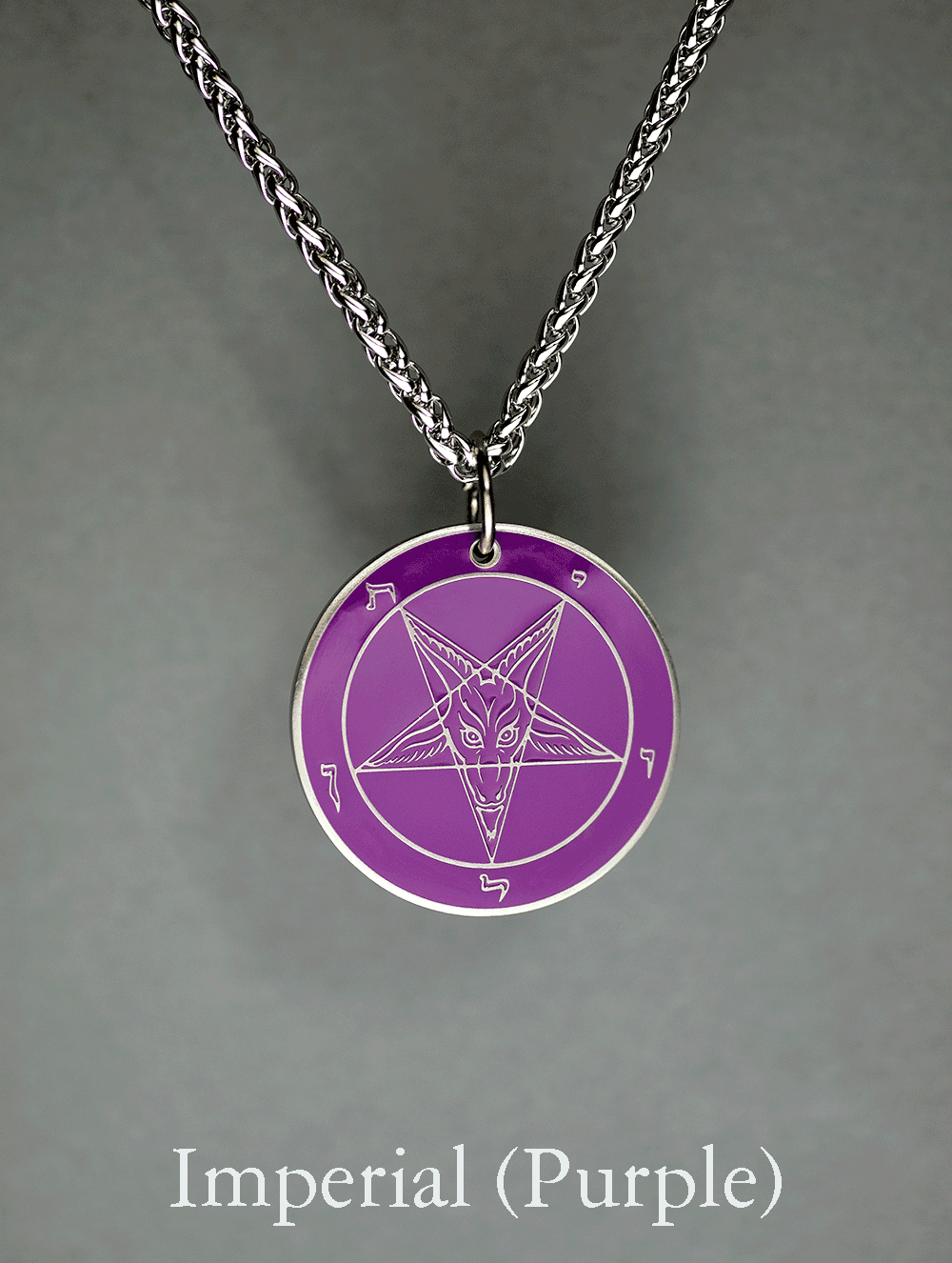 Baphomet Medallion - Hell Forged Steel - Satanme