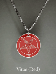 Baphomet Medallion - Hell Forged Steel - Satanme