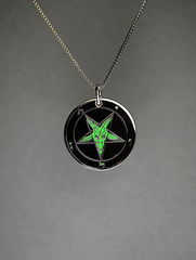 Evening Envy - Baphomet Cloisonné Medallion - Satanme