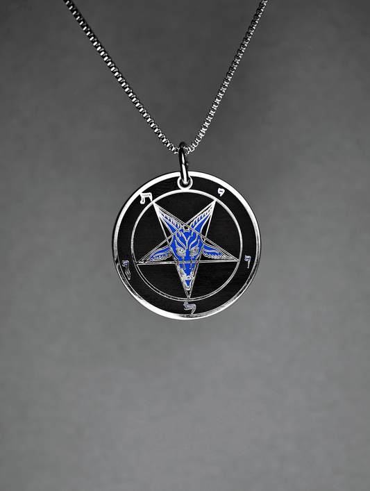 Evening Rage - Baphomet Cloisonné Medallion - Satanme