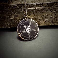 Ghost - Baphomet Cloisonné Medallion - Satanme