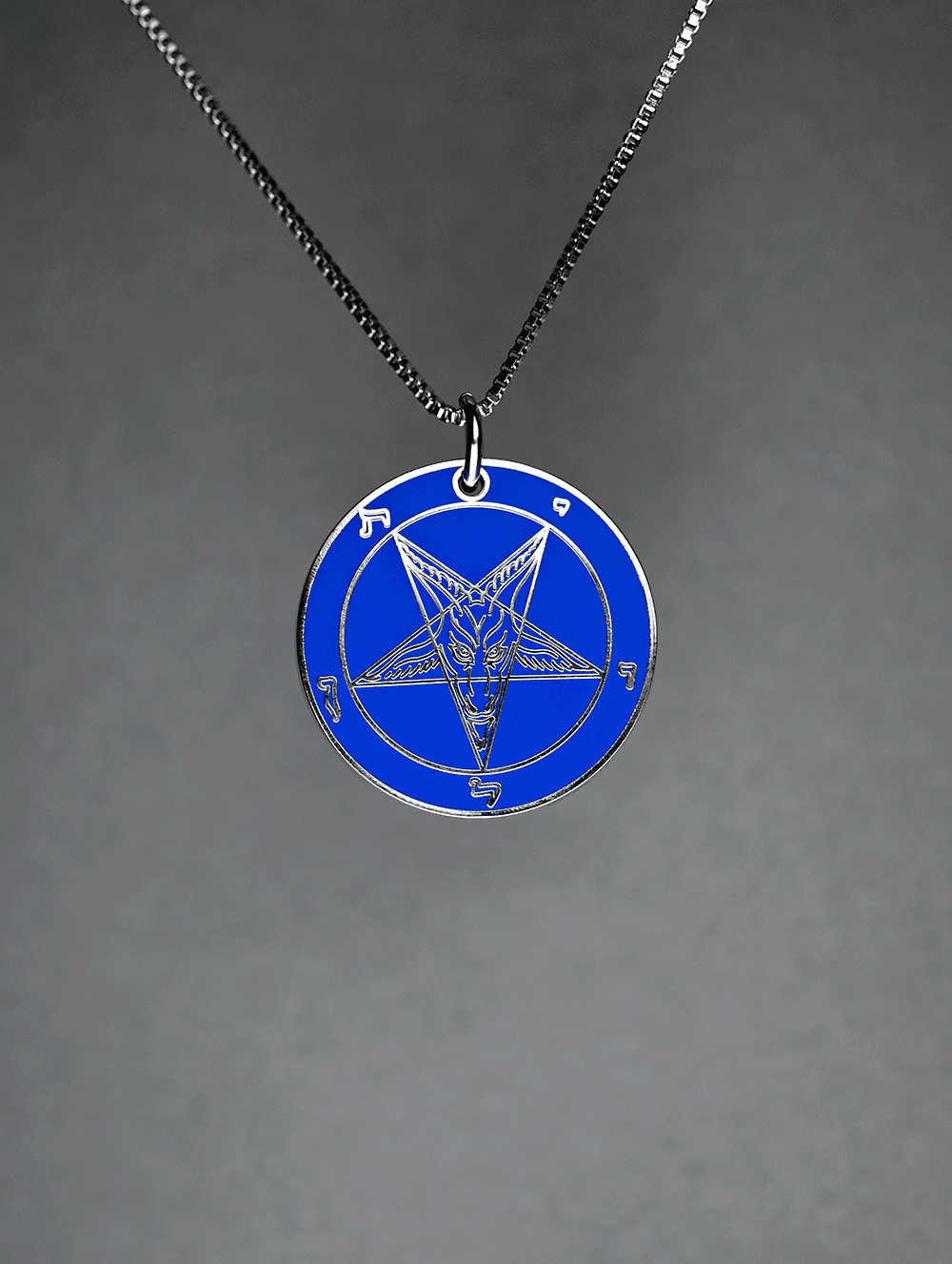 Leviathan's Rage - Baphomet Cloisonné Medallion - Satanme