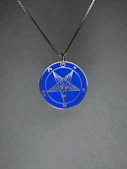 Leviathan's Rage - Baphomet Cloisonné Medallion - Satanme