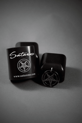 Black as Pitch - Baphomet Cloisonné Medallion - Satanme