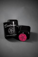 Pretty in Pink - Baphomet Cloisonné Medallion - Satanme