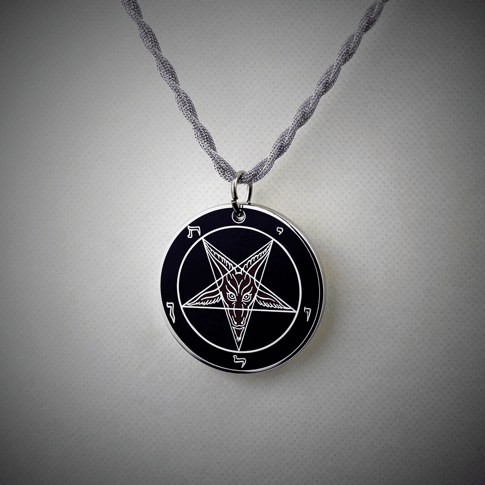 Evening Power - Baphomet Cloisonné Medallion - Satanme