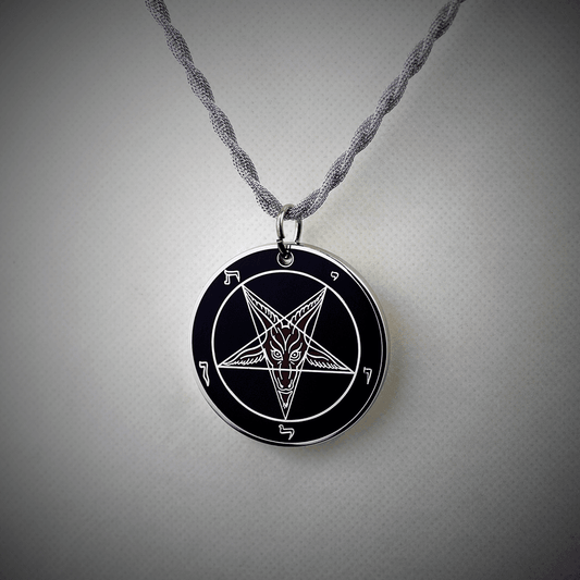 Evening Power - Baphomet Cloisonné Medallion - Satanme