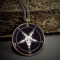 Ghost - Baphomet Cloisonné Medallion - Satanme