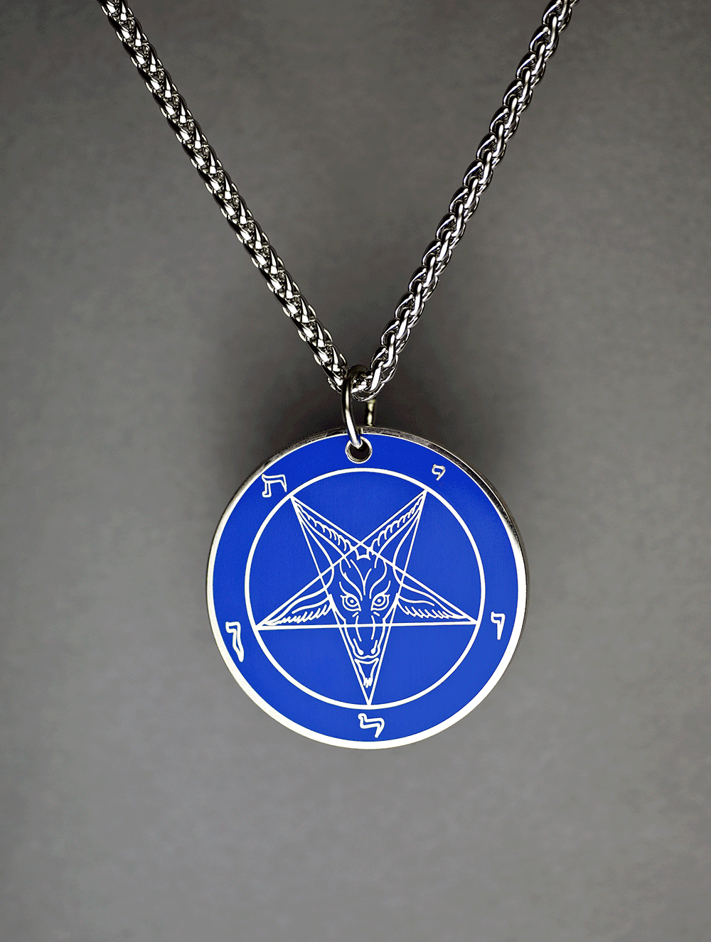Leviathan's Rage - Baphomet Cloisonné Medallion - Satanme