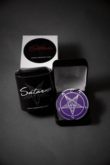 Purple Reign - Baphomet Cloisonné Medallion - Satanme