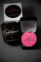 Pretty in Pink - Baphomet Cloisonné Medallion - Satanme