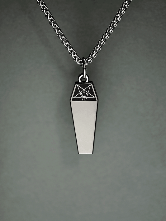 Coffin Medallion - Order of the Trapezoid - Satanme