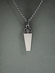 Coffin Medallion - Order of the Trapezoid - Satanme