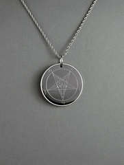 The Devil's Mirror - Double-Sided Baphomet Medallion - Satanme