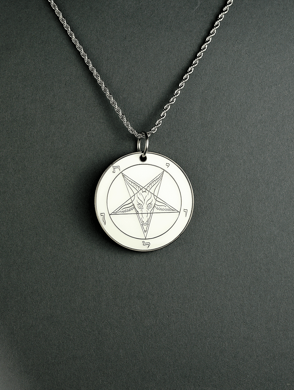 The Devil's Mirror - Double-Sided Baphomet Medallion - Satanme