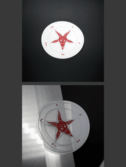 Evening Hellfire Clear Sticker - Satanme