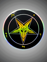 Evening Light Holographic Sticker - Satanme