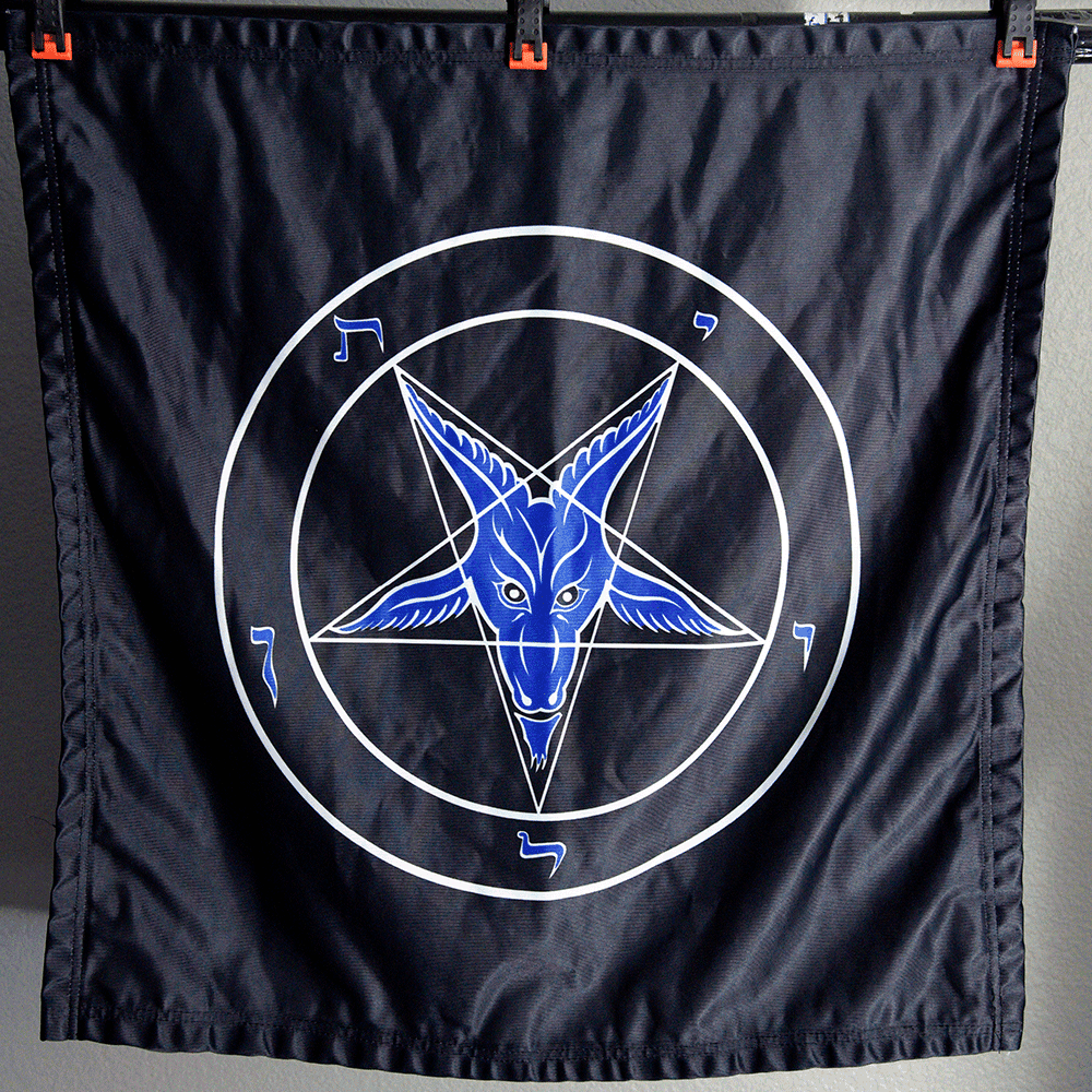 Evening Rage - Baphomet Banner - Satanme