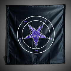 Evening Reign Baphomet Banner - Satanme