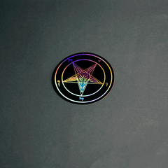 Evening Reign Holographic Sticker - Satanme