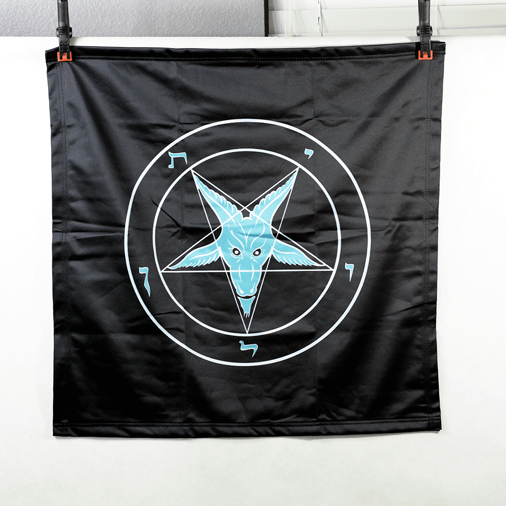 Evening Temptation Baphomet Banner - Satanme