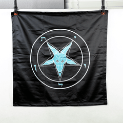 Evening Temptation Baphomet Banner - Satanme