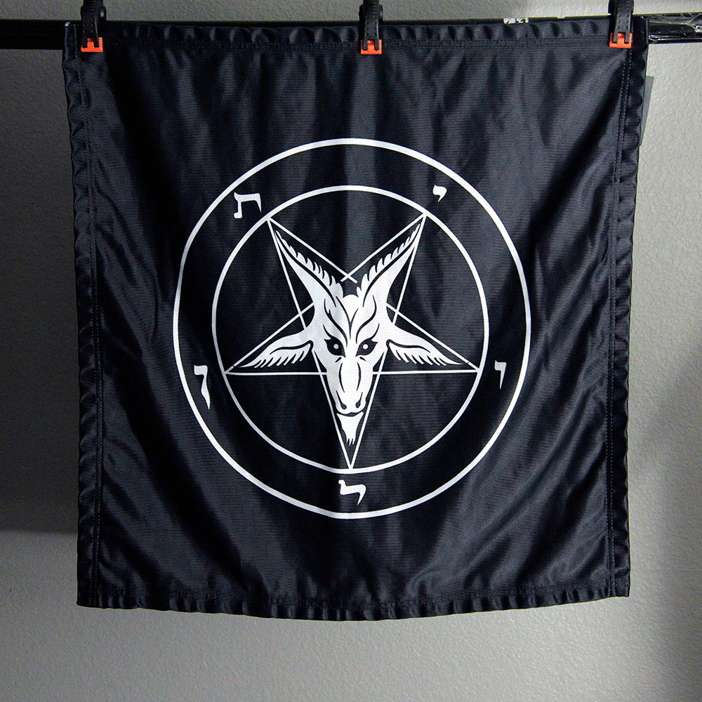 Ghost Baphomet Banner - Satanme
