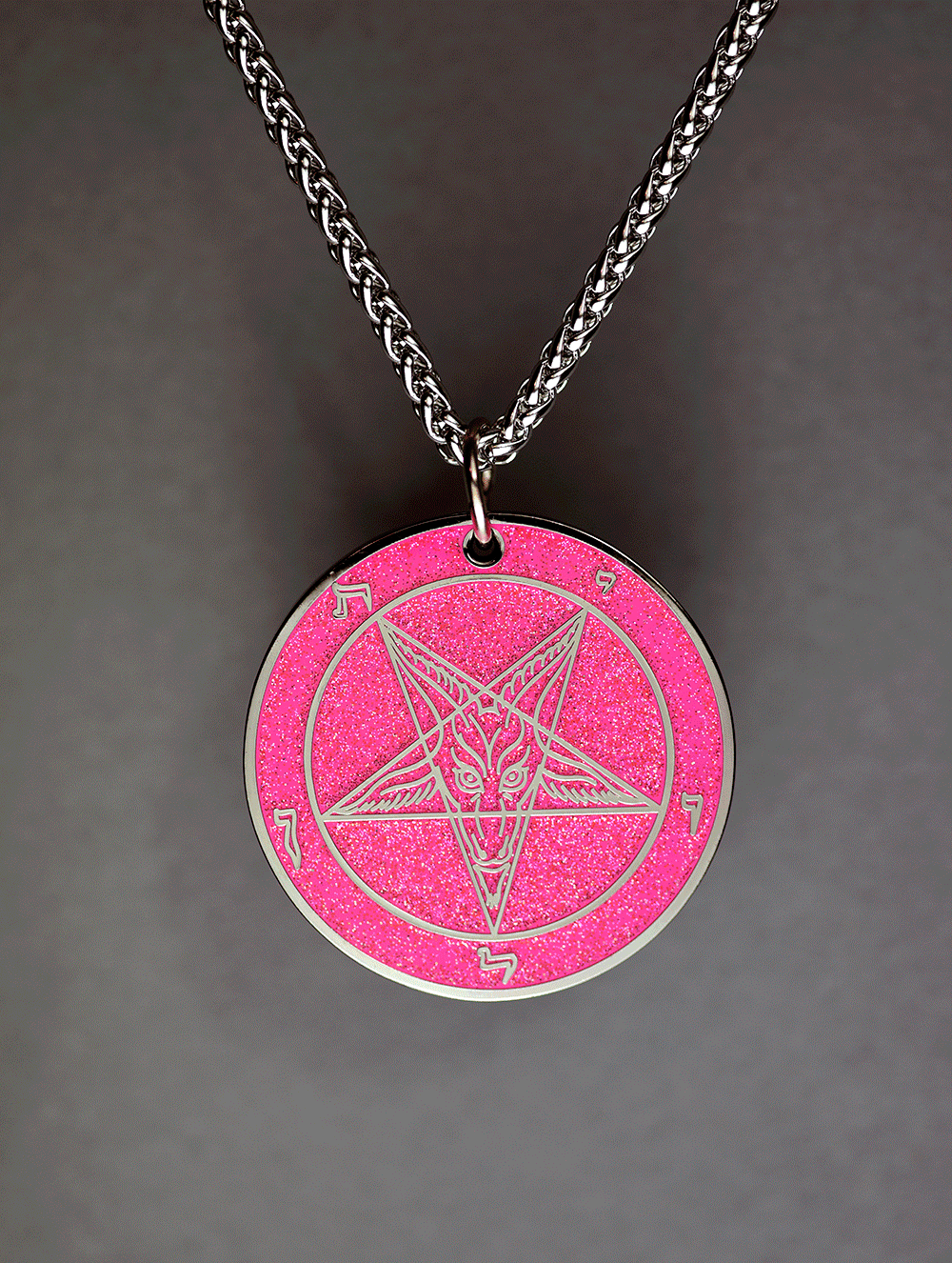 Chaos Series Baphomet Cloisonné Medallion - Satanme