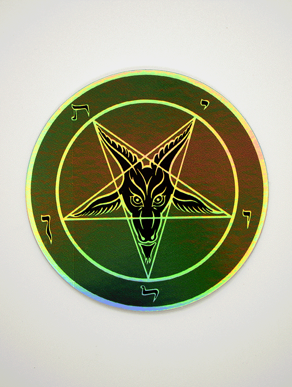Gloomy Holographic Sticker - Satanme