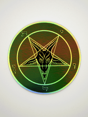 Gloomy Holographic Sticker - Satanme