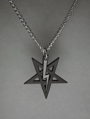 LaVey Sigil Medallion (Midnight Series) - Satanme