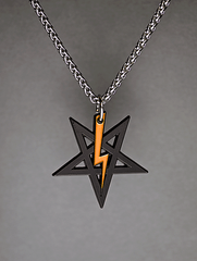 LaVey Sigil Medallion (Midnight Series) - Satanme