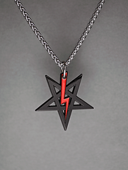 LaVey Sigil Medallion (Midnight Series) - Satanme