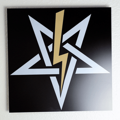 High-Definition Ritual Metal Wall Plaque - Satanme