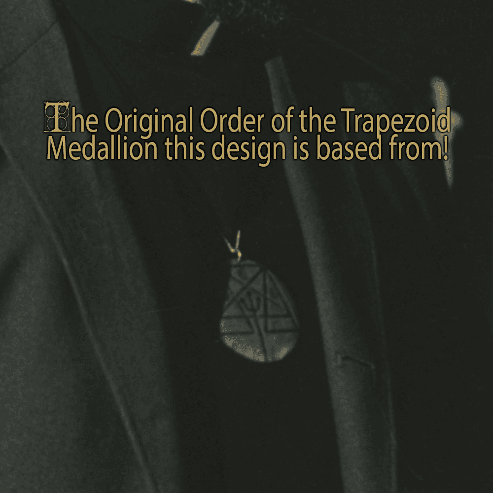 Round Order of the Trapezoid Ritual Medallion - Satanme
