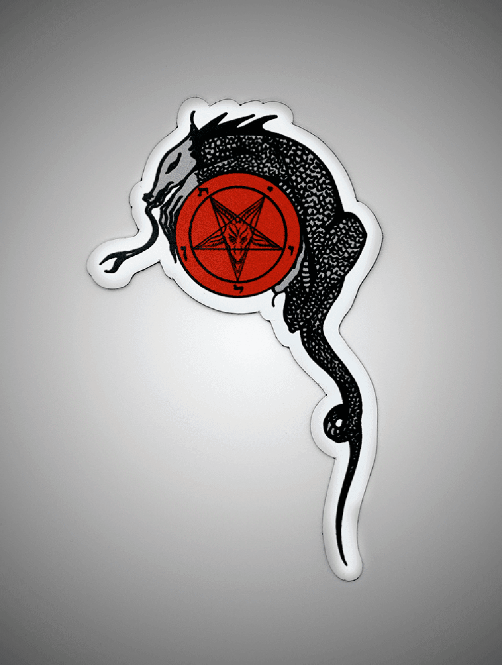 CoS LetterHead Baphomet Magnet - Satanme