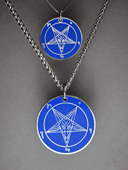 Leviathan's Rage - Baphomet Cloisonné Medallion - Satanme