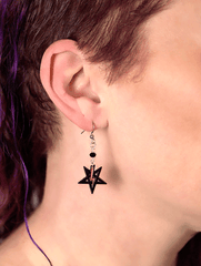 LaVey Sigil Earrings - Satanme