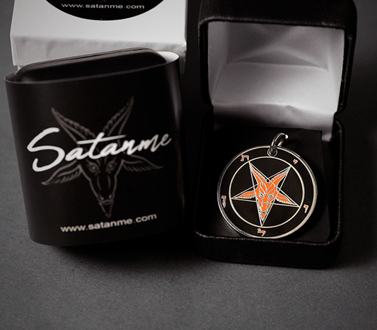 Samhain - Baphomet Cloisonné Medallion - Satanme
