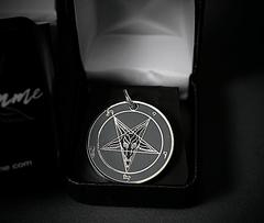 Gloomy - Baphomet Cloisonné Medallion - Satanme