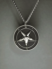 The Devil's Touch - Baphomet Cloisonné Medallion - Satanme