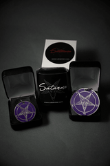 Purple Reign - Baphomet Cloisonné Medallion - Satanme