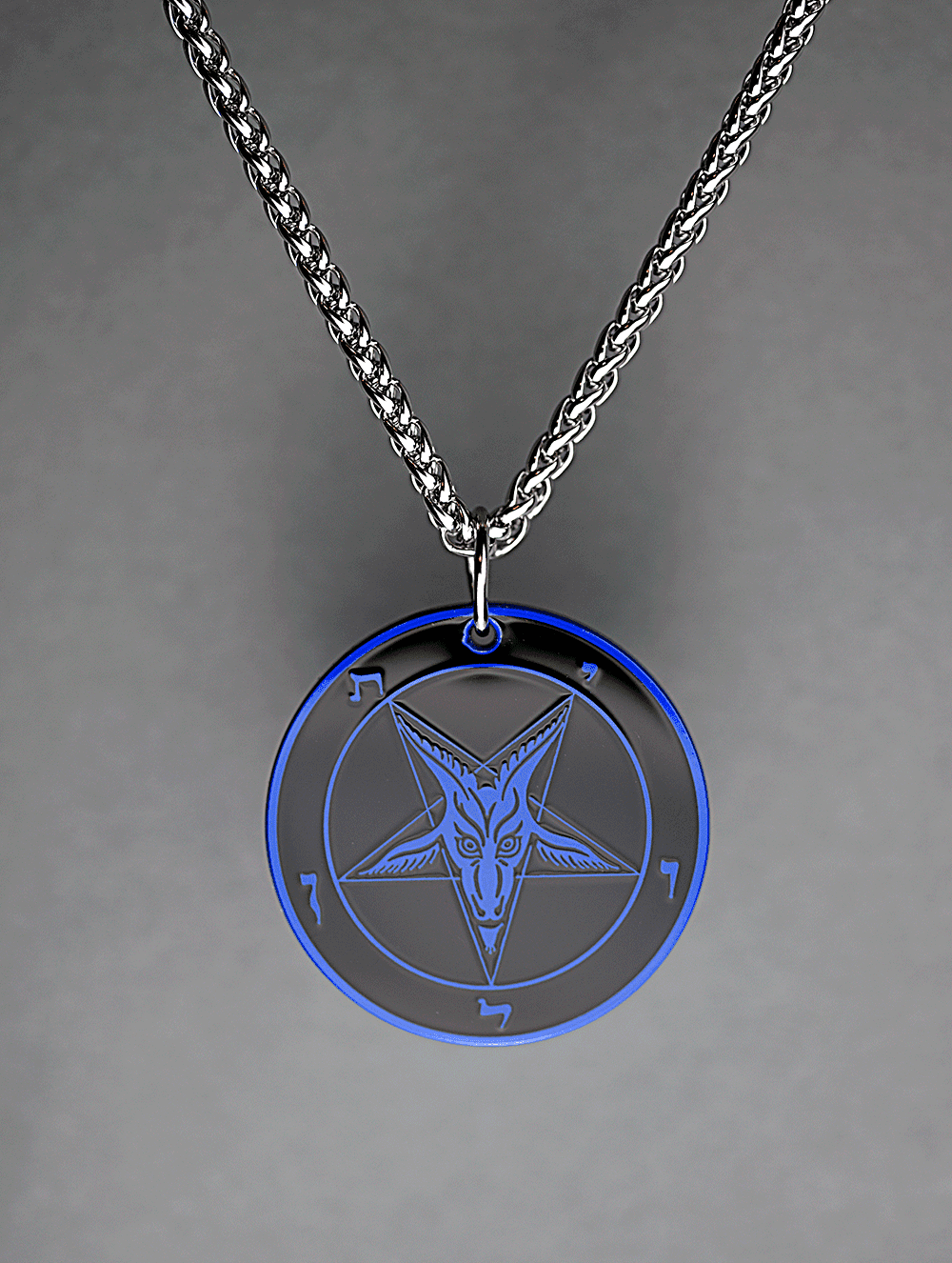 The Satanic Statement - Baphomet Cloisonné Medallion - Satanme