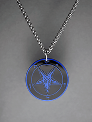 The Satanic Statement - Baphomet Cloisonné Medallion - Satanme