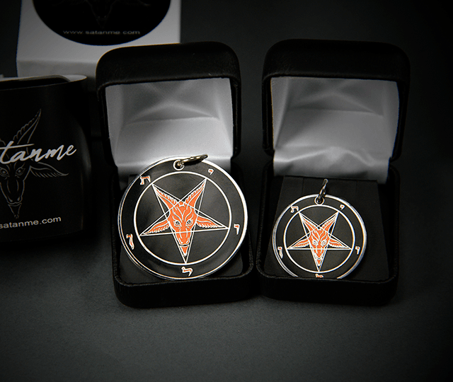 Samhain - Baphomet Cloisonné Medallion - Satanme