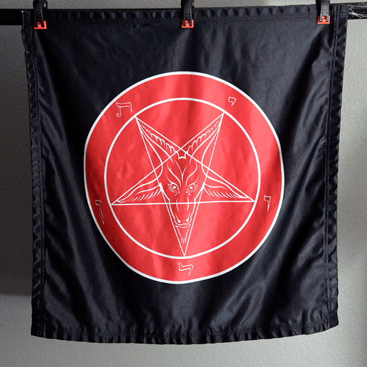 Satan's HellFire - Baphomet Banner - Satanme