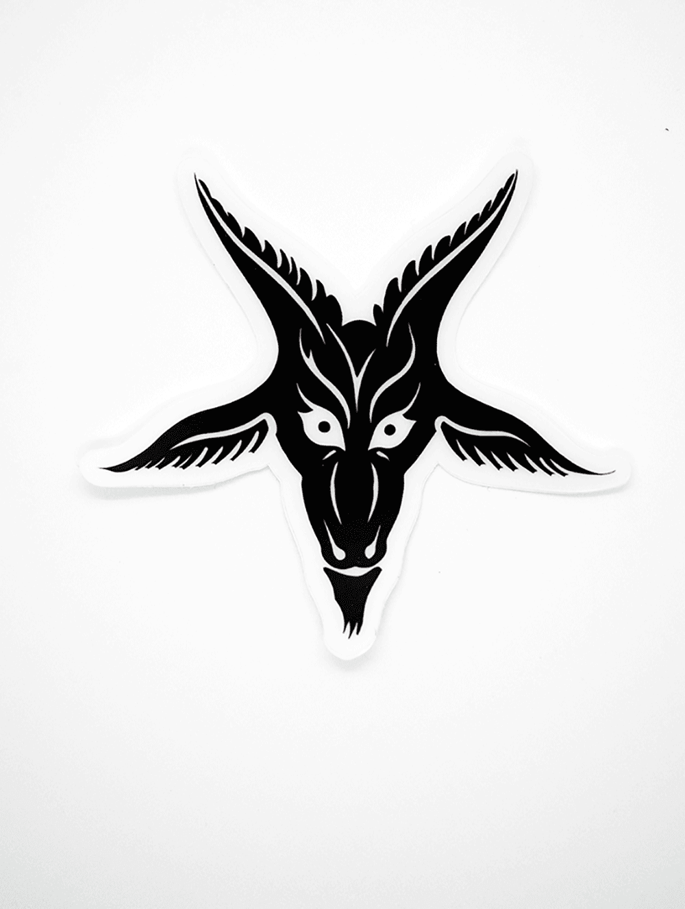 Black Baphy Sticker - Satanme