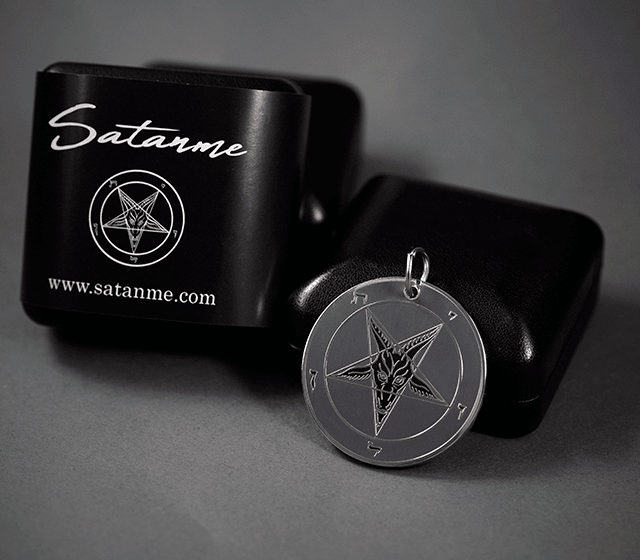 Gloomy - Baphomet Cloisonné Medallion - Satanme