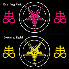 Curved HD Metal Baphomet Plaque - Satanme